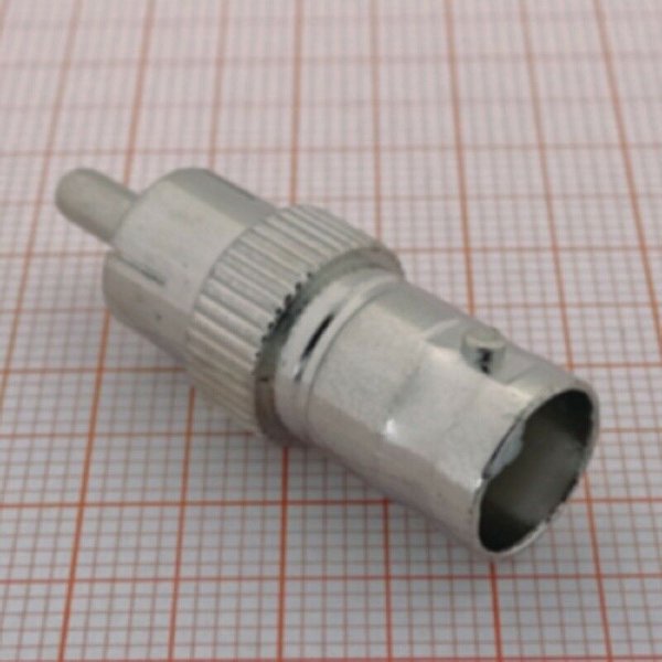 Adapter Cinch (RCA) Stecker auf BNC Buchse Chinch RCA ( K04C )